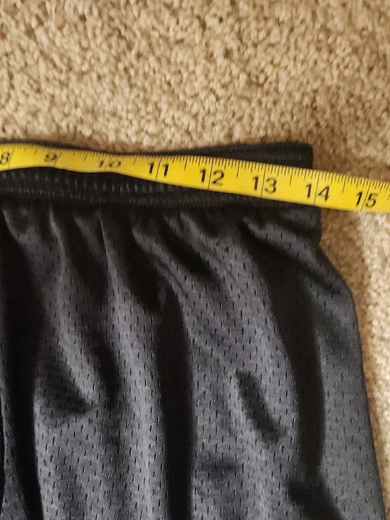 Vintage Champion Black Women's Athletic Mesh Shorts - Picture 8 of 10